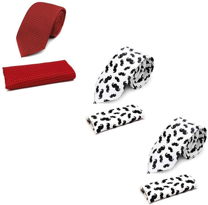 markslow Self Design Tie(Pack of 3)
