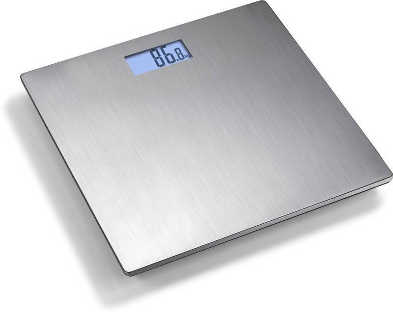 Zeom ®Thick Metal Body Fat Monitor Square Weighing Scale (Silver)  Weighing Scale(Silver)
