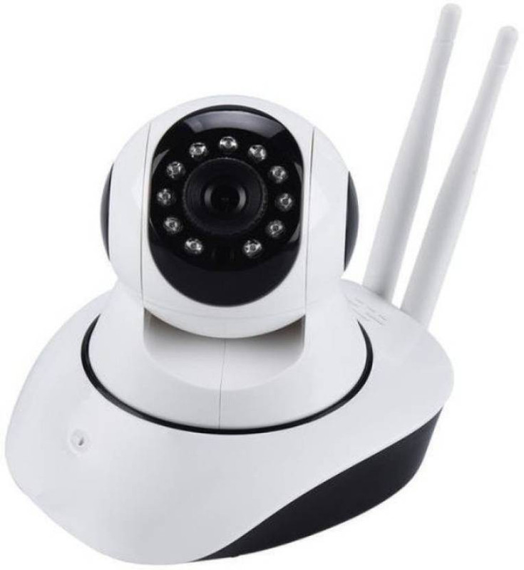 offender Double Antenna Auto- Rotating Night Vision Mobile HD CCTV Wifi Camera 720P with Audio Security Camera(1 Channel)