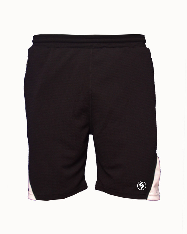 sh saha enterprises Solid Men Black Sports Shorts