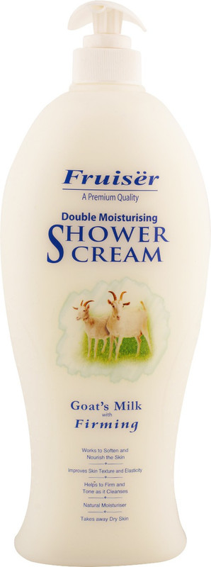 Fruiser Double Moisturising Shower Cream Goat S Milk With Firming 1000 Ml Buy Online In Singapore At Desertcart Sg Productid 143472273
