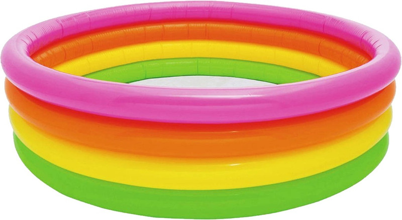INTEX sunset glow baby pool Inflatable Swimming Pool(malti)