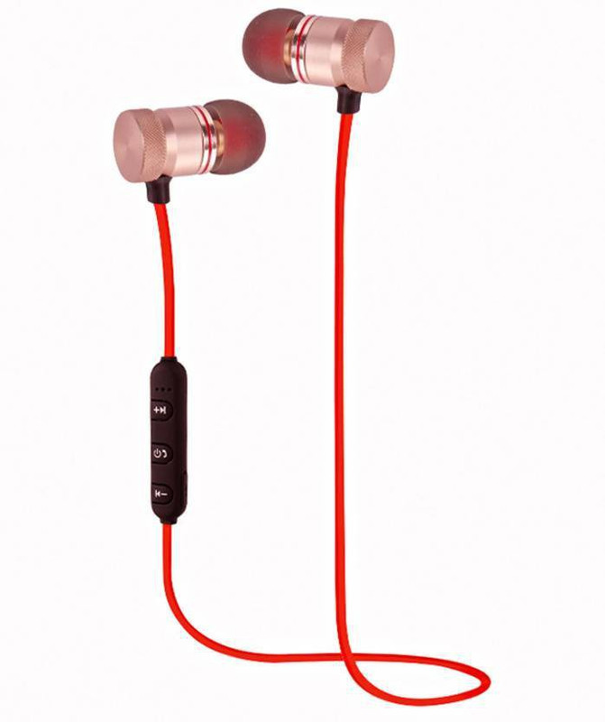 lanos premium sound Wireless/bluetooth Water/sweatproof Sports Jogger with magnetic suction Universal Handfree Earphone sports bluetooth Bluetooth Headset with Mic Bluetooth Headset with Mic(Multicolor, In the Ear)