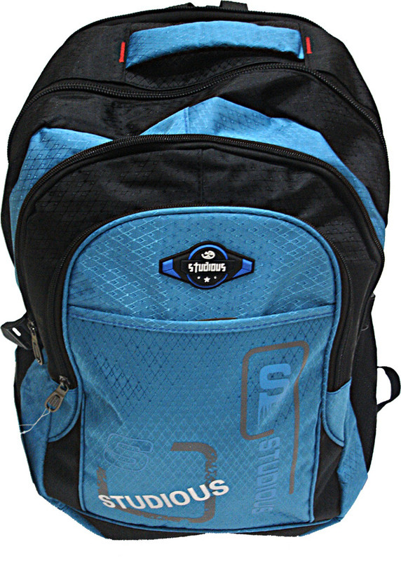 studious SB Waterproof School Bag(Blue, 42 L)