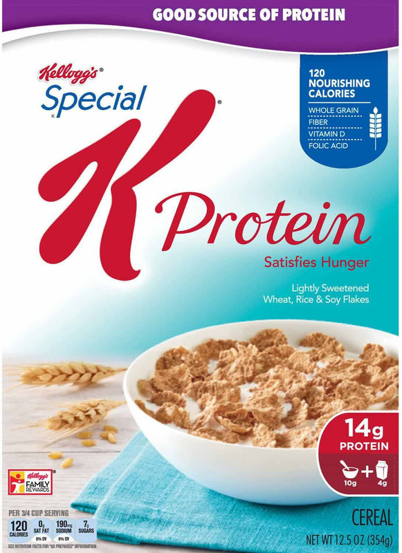 Kellogg's Special K Protein Satisfies Hunger Cereal - 12.5oz(354 g, Box)