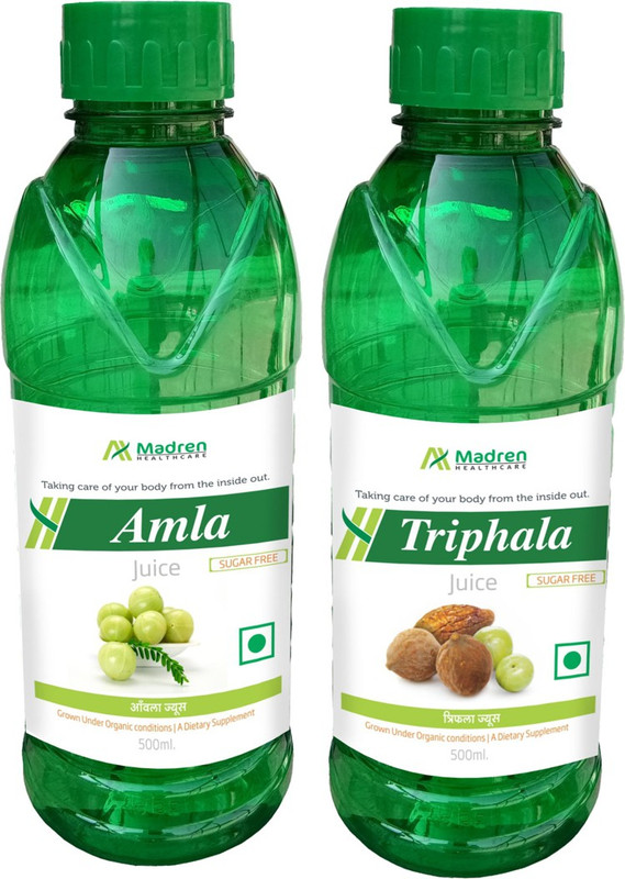 Madren Healthcare Amla & Triphala Juice(2 x 250 ml)