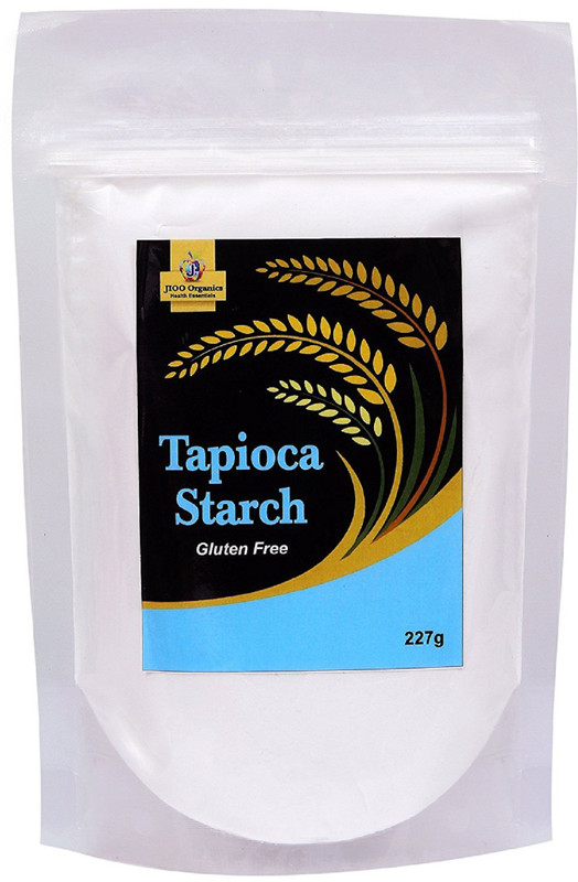 Jioo Organics Tapioca Starch Powder,Cassava Flour ,Gluten Free(227 g)