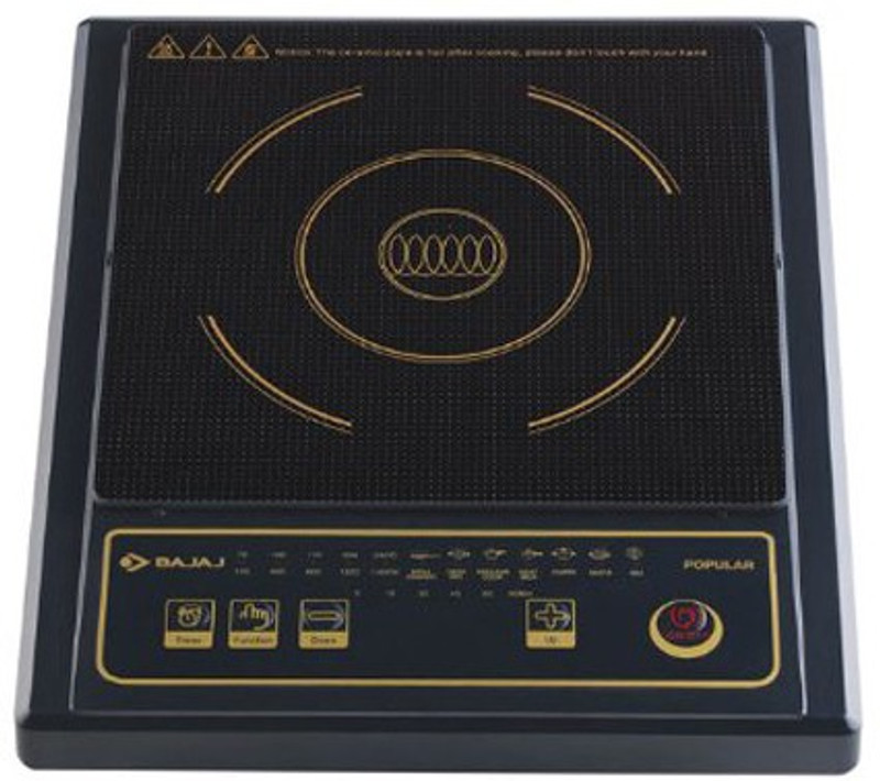 Bajaj 740072 Induction Cooktop 1400 Watt Induction Cooktop(Black, Push Button)