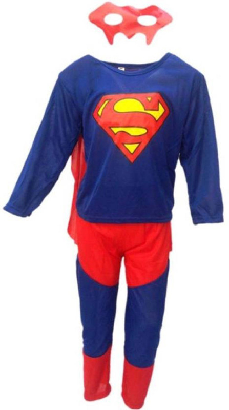 wtrhub Superman Superhero Dress For Kids Medium Kids Costume Wear