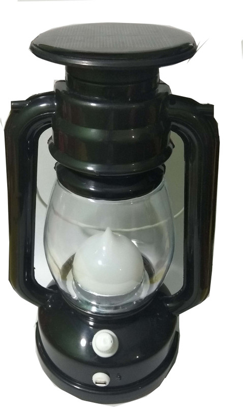 anas LANTERN Black Plastic Table Lantern(24 cm X 12 cm, Pack of 1)