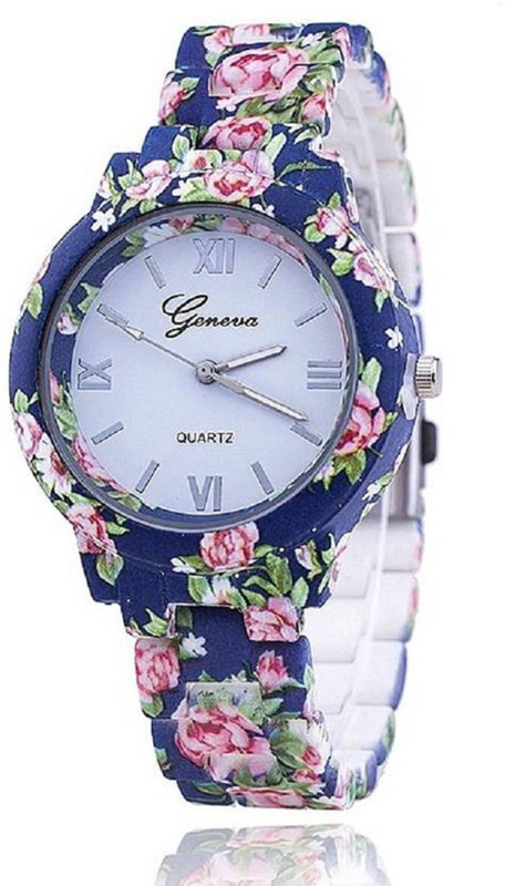 perfectretail NEW FLORAL BIG SIZE DIAL BRANDED COLORFUL GIFT COLLECTION Analog Watch  - For Women