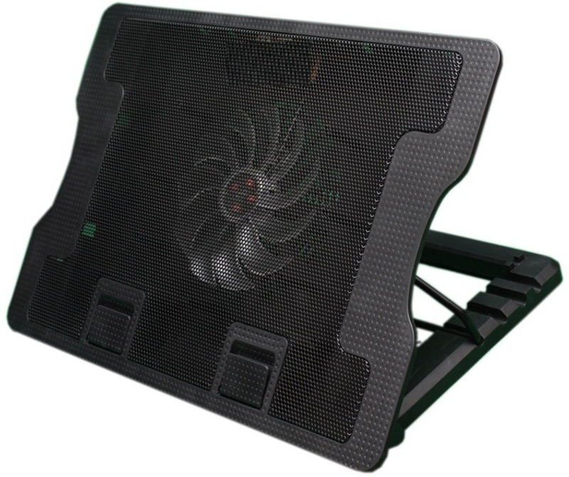 quantam QHM350 1 Fan Cooling Pad(Black)