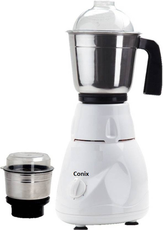 Conix 2000 mini Sh 450 W Mixer Grinder(White, 2 Jars)