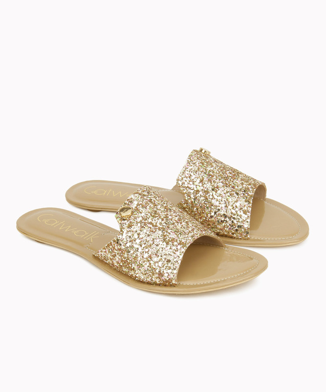 Catwalk Women Gold Flats