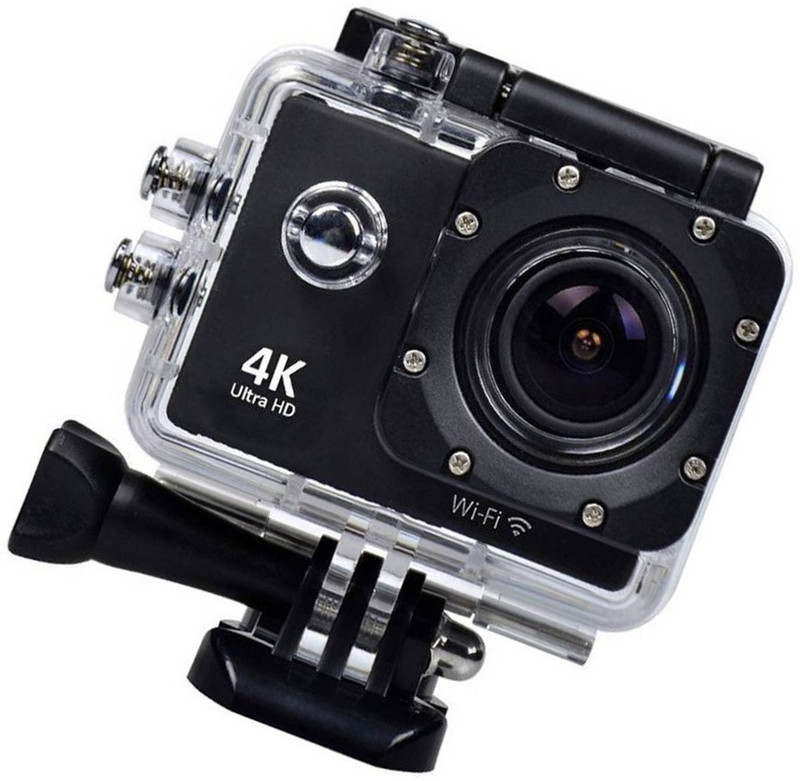 ALONZO Wifi Action Camera Sports and Action Camera(Black, 16 MP)