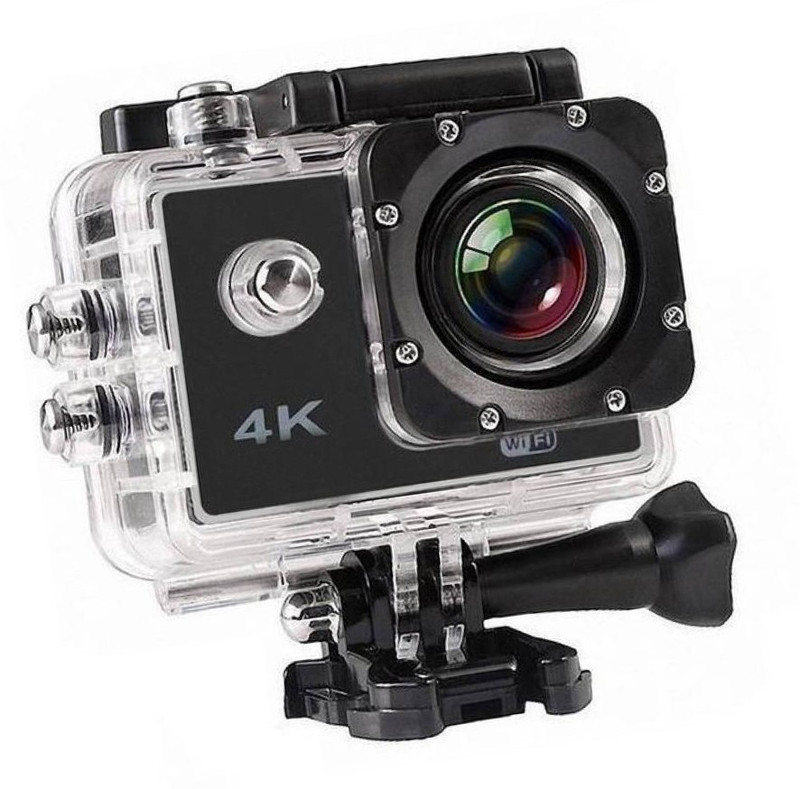 BERRIN Wifi 4K Wi-Fi 4K Waterproof Sports Action Camera - 4K Ultra HD, 16MP,2 Inch LCD Display, HDMI Out, 170 Degree Wide Angle Sports and Action Camera(Black, 16 MP)
