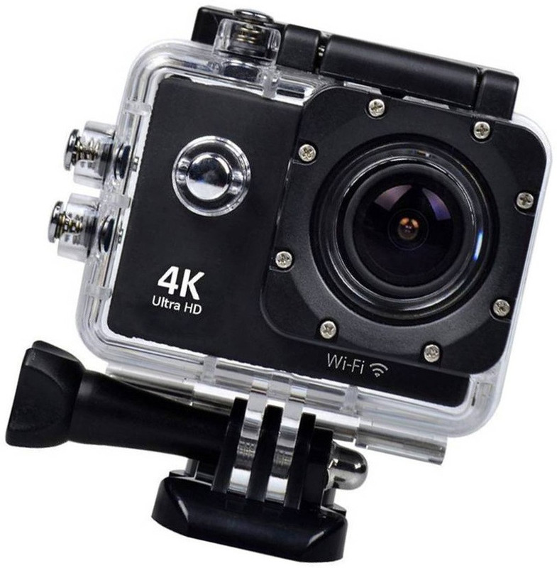 ALONZO Wifi Action Camera, 4K Action Waterproof Sport Camera Ultra HD 16MP 40M 170Â°Adjustable Wide Angle Lens 2
