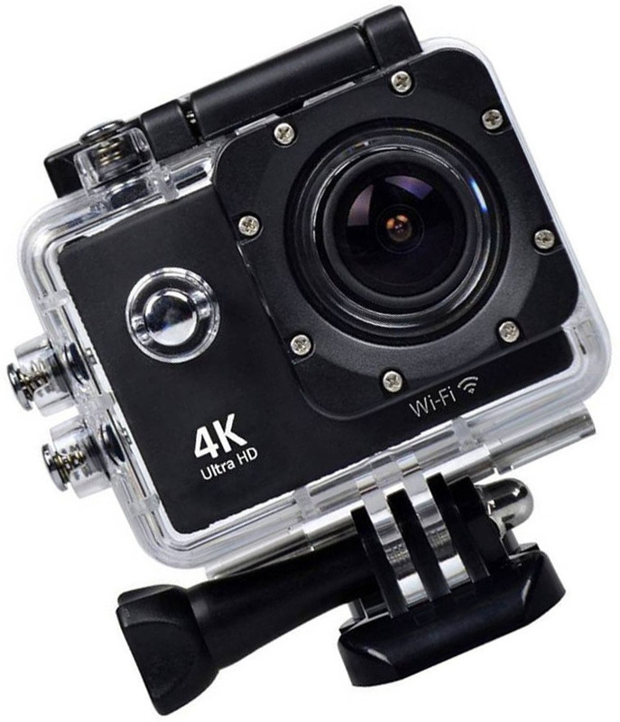 ALONZO Wifi 4K Action Sports and Action Camera(Black, 16 MP)