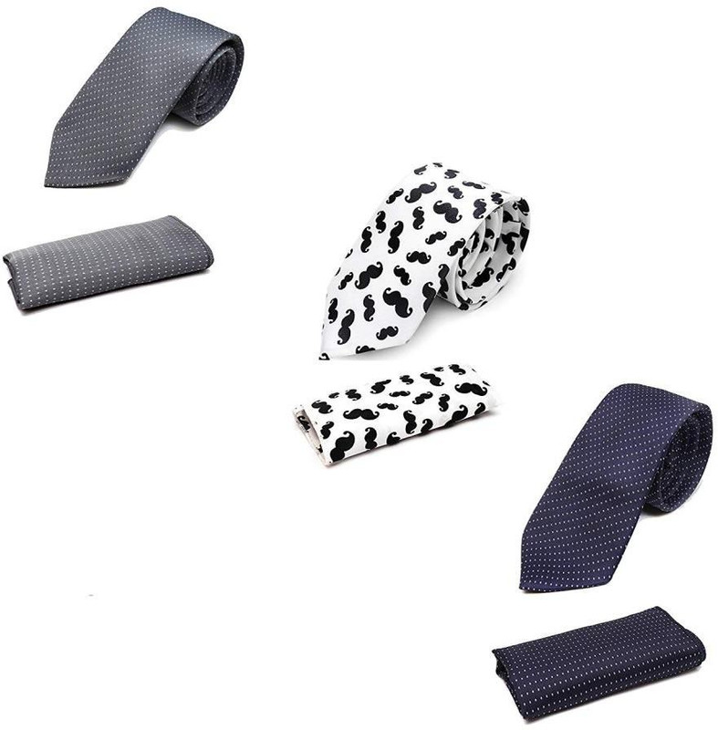 markslow Graphic Print Tie(Pack of 3)