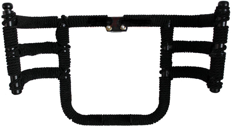 krogger 3 Rod Bars Leg Guard With Wrapped Rope For Bullet Standard, Bullet Classic. Bike Crash Guard(Royal Enfield)