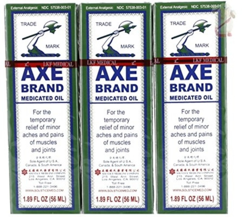 Axe Brand Universal Medicated Oil-56 ML [Pack of 3] (Made in Singapore) Liquid(56 ml)