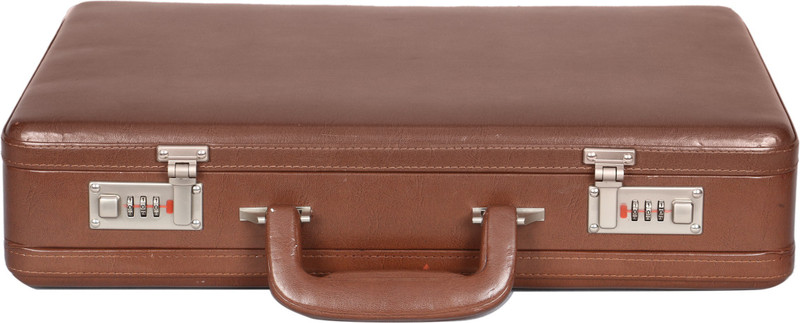 OBANI Faux leather briefcase Medium Briefcase - For Men & Women(Brown)