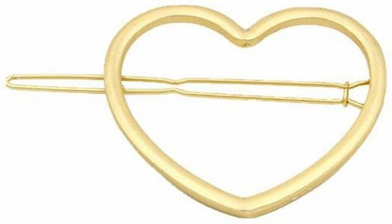 Aaishwarya Heart Hair Pin / Hair Clip For Women/Girls Hair Clip(Gold)