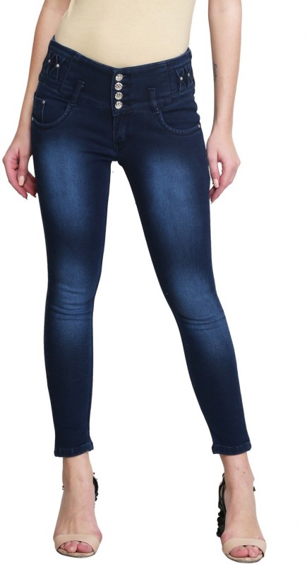 A-Okay Slim Women Dark Blue Jeans