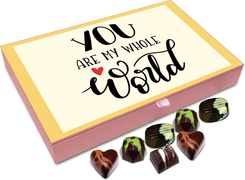 Chocholik Gift Box - You Are My Whole World - 12pc Truffles(144 g)