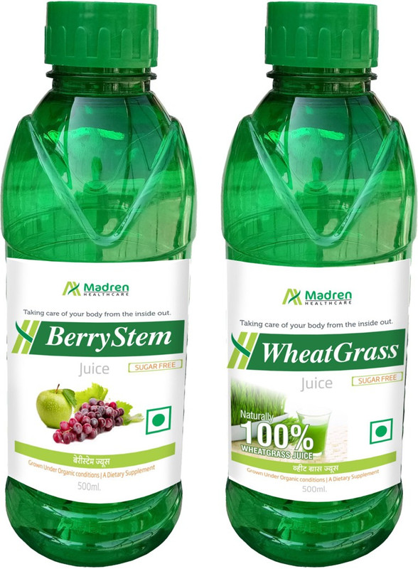Madren Healthcare Berrystem & Wheatgrass Juice(2 x 250 ml)