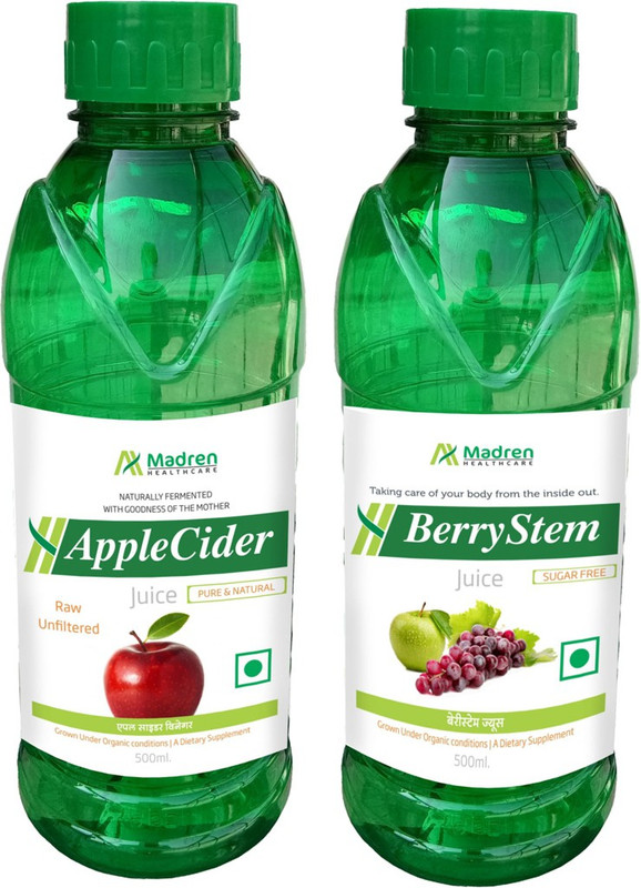 Madren Healthcare Apple Cider Vinegar & Berry Stem Juice(2 x 250 ml)