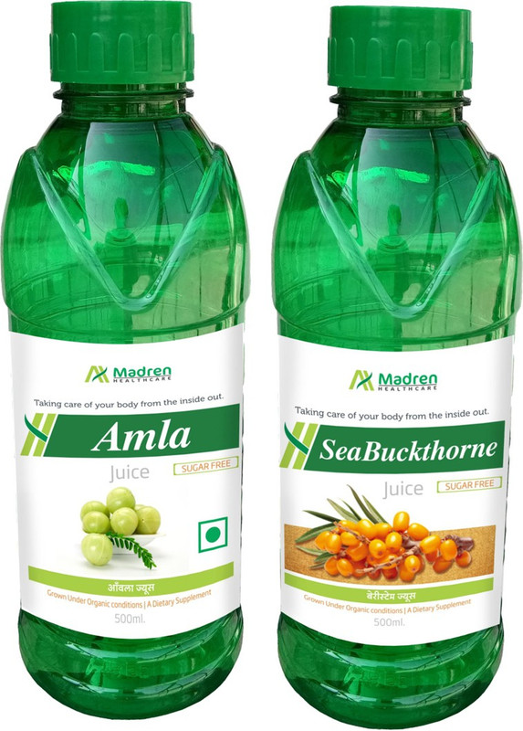 Madren Healthcare Amla & Seabuckthorne Juice(2 x 250 ml)