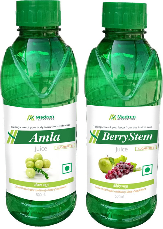 Madren Healthcare Amla & Berry Stem Juice(2 x 250 ml)