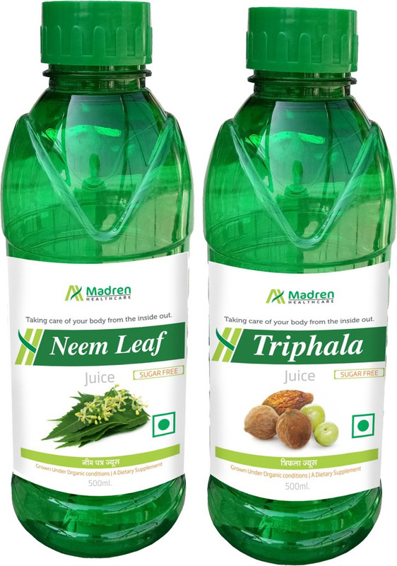 Madren Healthcare Neem & Triphala Juice(2 x 250 ml)