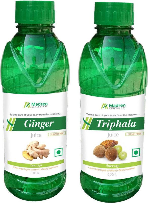 Madren Healthcare Ginger & Triphala Juice(2 x 250 ml)