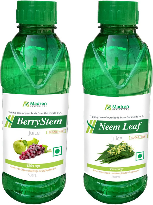 Madren Healthcare Berrystem & Neem Juice(2 x 250 ml)