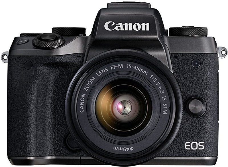 Canon M5 Mirrorless Camera EF-M15-45 IS STM(Black)