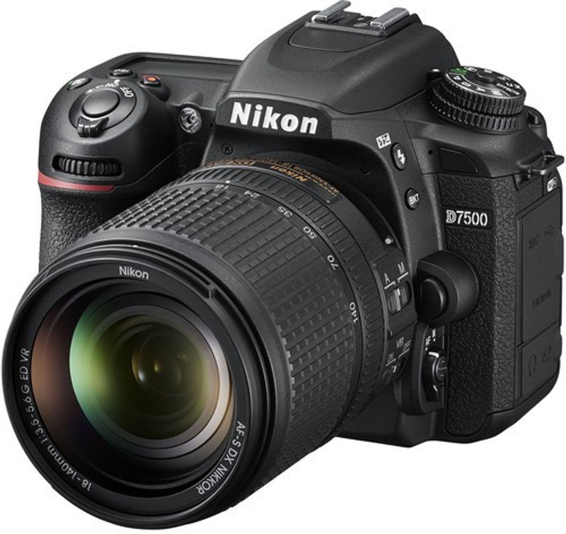Nikon D7500 DSLR Camera AF-S 18 - 105 mm VR Kit Lens(Black)