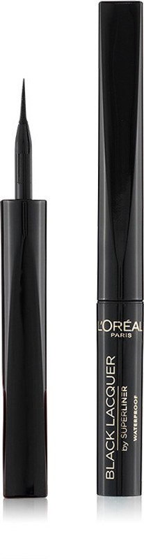 L'Oreal Paris Super Liner Black Lacquer Eyeliner Waterproof 6 ml(Black)