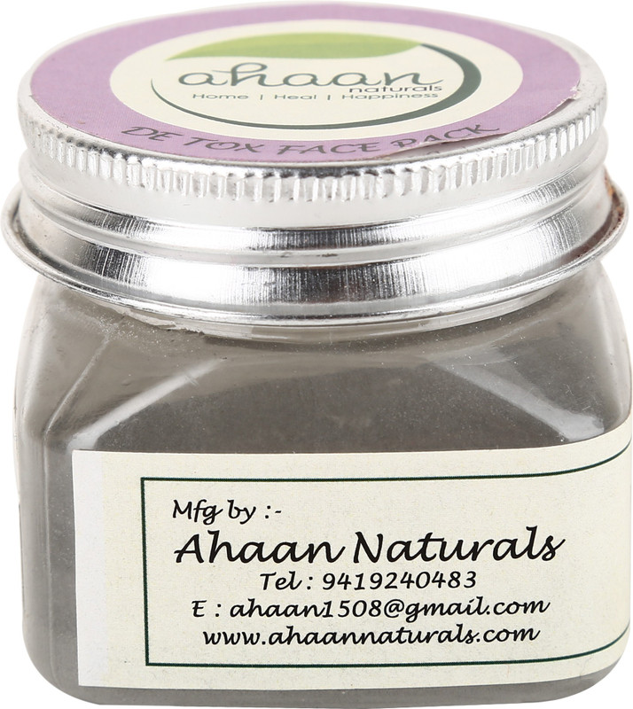 ahaan naturals Detox Face Pack Oily & Combination Skin- 75 Gram, AN05(75 g)