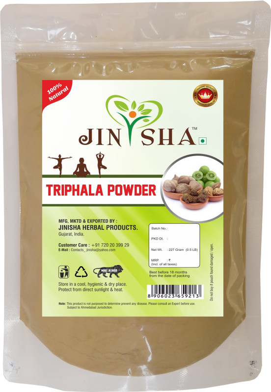 jinisha herbal products Natural Triphala Powder(227 g)
