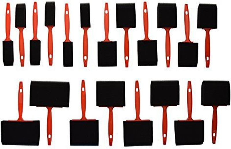 24 Piece Round Sponge Brush Set, Sponge Brushes For Painting, Sponge