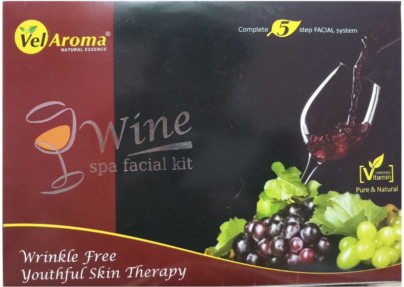 vel aroma FACIAL KIT WINE 310GRM 310 g(Set of 5)