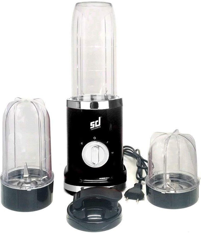Smiledrive Guarantee of the product is limited to manufacturing defects only High Torque Mixer, Blender, Smoothie-maker, Ice-crusher with 2 speed settings & 3 Jars-700 ml, 500ml & 300ml Jar included 380 W Mixer Grinder(Black, 3 Jars)