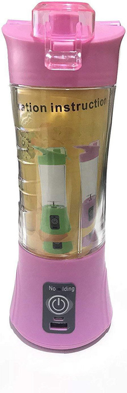 SND ND-05 USB Rechargeable Blender Juicer with sipper 450 W Juicer Mixer Grinder(Multicolor, 1 Jar)