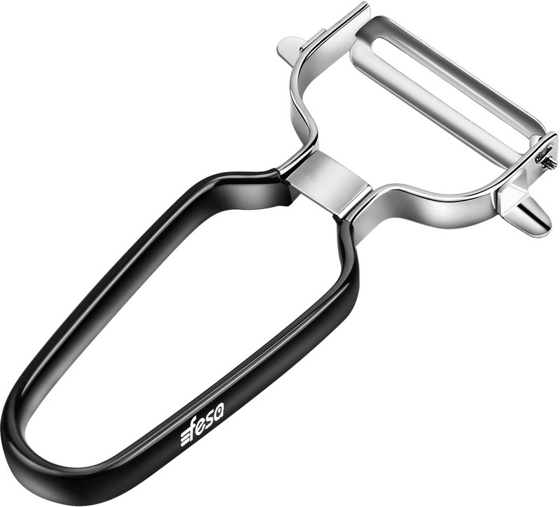 fesa Ultra Sharp Stainless Steel Vegetable Peeler for Potatoes, All Fruits & Veggies Y Shaped Peeler(Black)