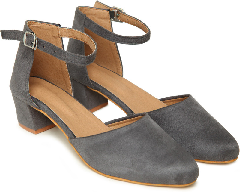 cute grey heels