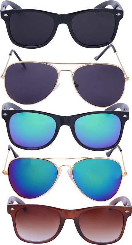 Amour Propre Wayfarer, Aviator Sunglasses(Multicolor)