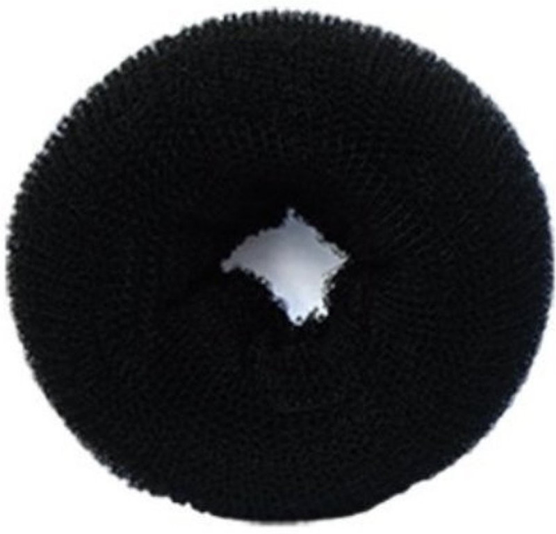 stylazo Hair Donut Hair Styling For Women And Girls Black Single Donut For Hair Styling. Bun(Black)