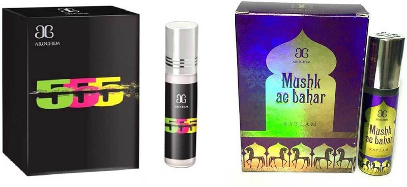Arochem 555 Mushk Ae Bahar Combo Floral Attar(White Lotus)